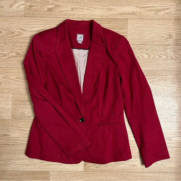 JCPenney Raspberry Blazer Jacket | Size L | - Picture 12 of 14